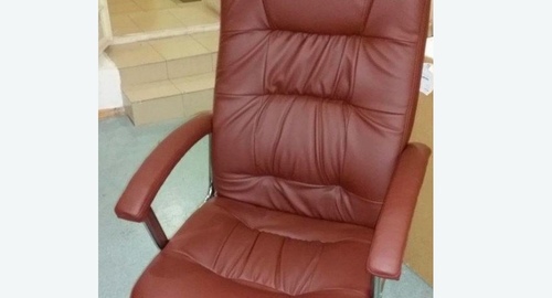 Обтяжка офисного кресла. Тольятти